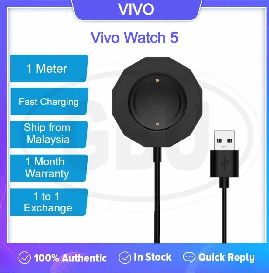 Vivo Watch 5 USB Magnetic Charger Dock Cradle Cable