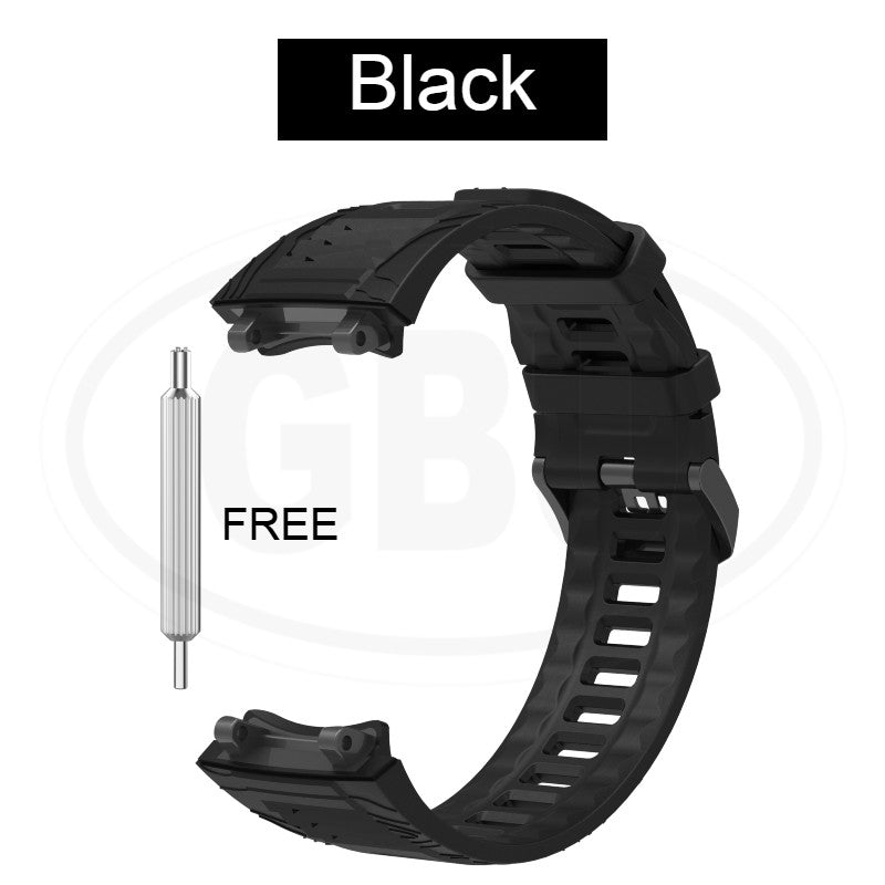 Compatible with Amazfit T Rex 3 / T-Rex 3 Strap Soft Silicone Strap Band (NOT ORIGINAL)