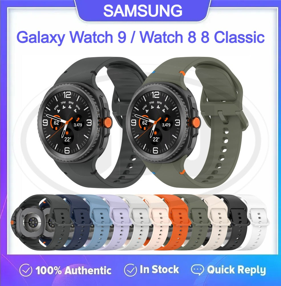 Samsung Galaxy Watch 9 / Samsung Galaxy Watch 8 / Samsung Watch 8 Classic Tali Silikon Lembut / Watch Strap