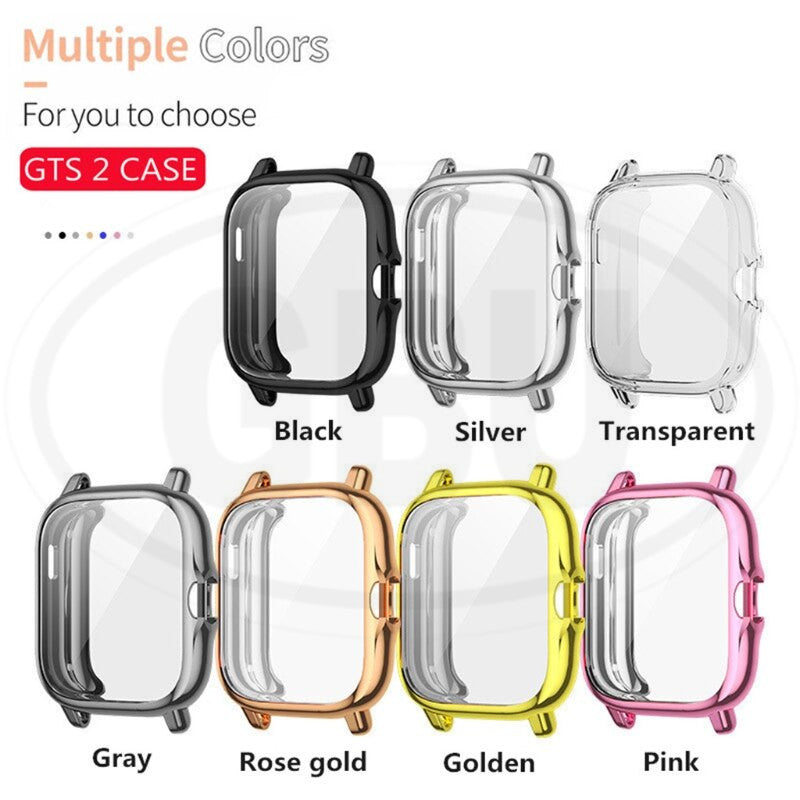 Compatible with Amazfit GTS 2 / GTS 2E / GTS2 / GTS2E TPU Full Cover Protector Case (NOT ORIGINAL)