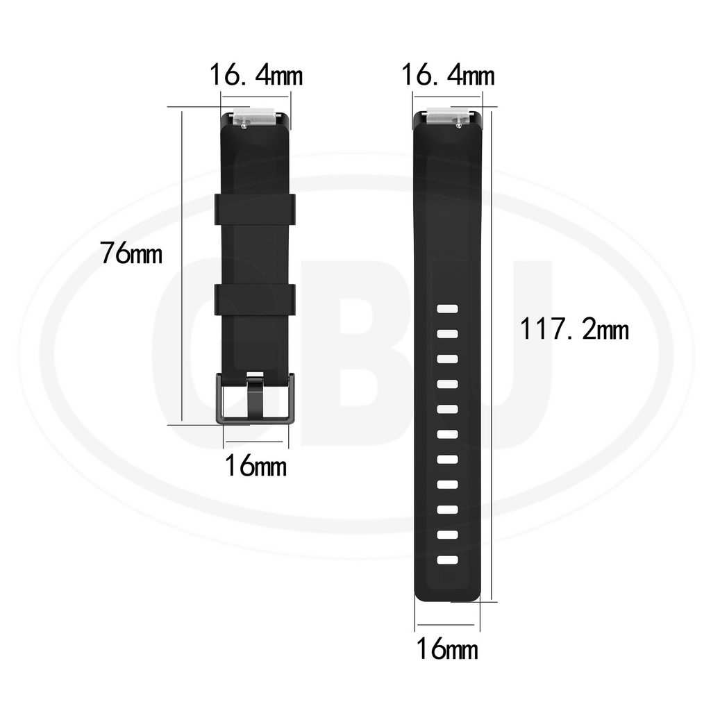 Fitbit Inspire Smart Watch Soft Silicone Replacement Band Strap - Small size