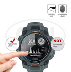 < 2pcs > Garmin Instinct 3 45mm / Instinct 3 50mm Screen Protector HD Tempered Glass