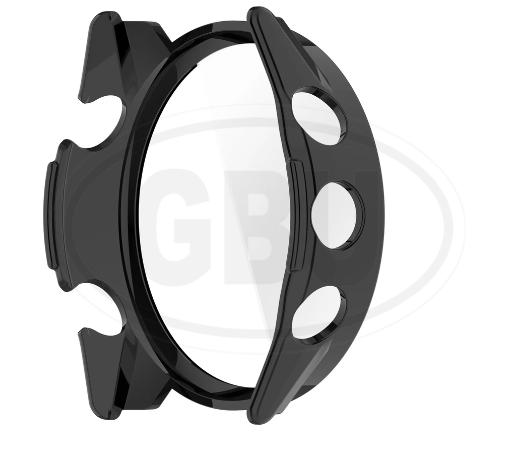 Garmin Forerunner 570 42mm/ Forerunner 570 47mm Sarung Full Built-in Tempered Glass / Sarung Half Silikon - No Screen