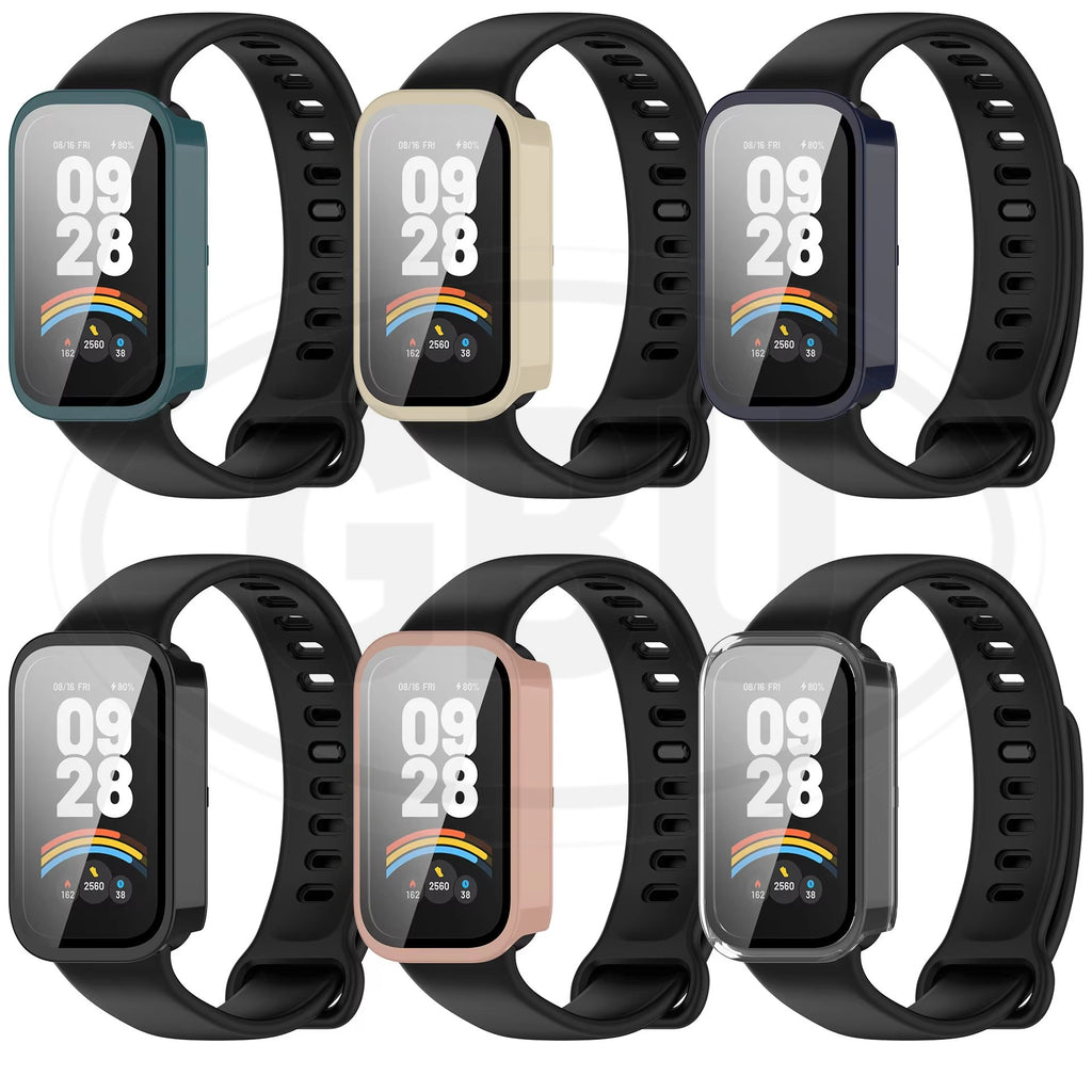 Compatible with Xiaomi Smart Band 9 Active / Mi Band 9 Active TPU Full Cover Protector Case (NOT ORIGINAL)
