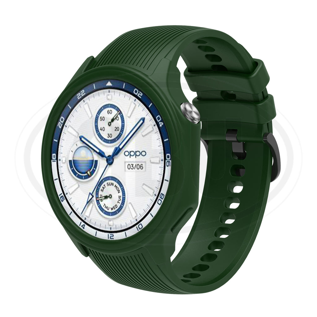 OPPO Watch Free Sarung Half TPU / Silicone Half Cover - No Screen Cover