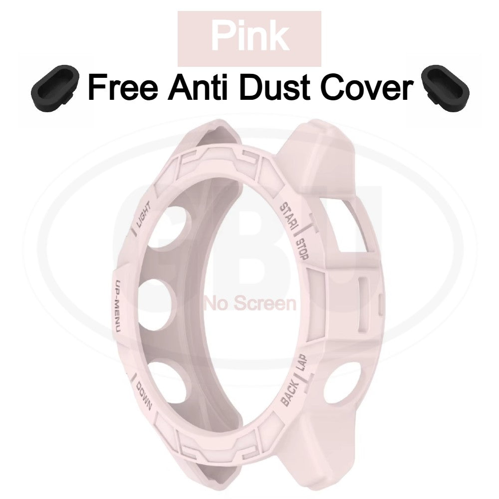 Garmin Fenix 7 Pro 47mm / Fenix 7 Pro 47mm Sarung Half Silikon - No Screen  PERCUMA Anti-Dust Cover