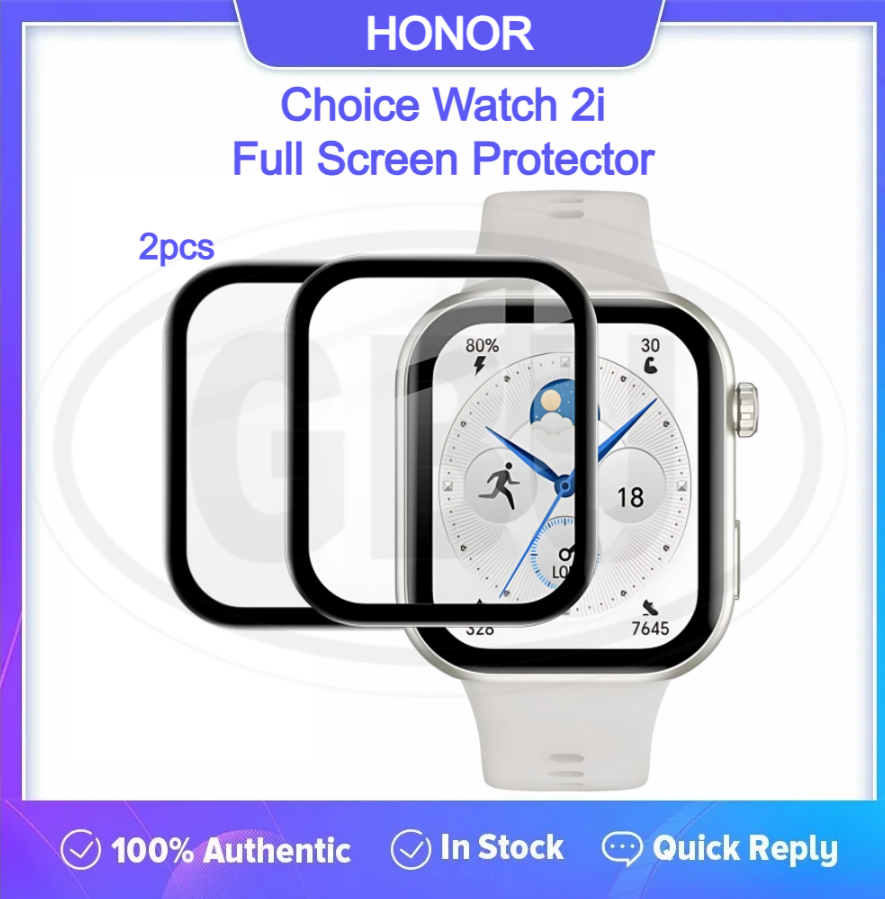 [2pcs] Honor Choice Watch 2i Full Cover Screen Protector - Full Screen
