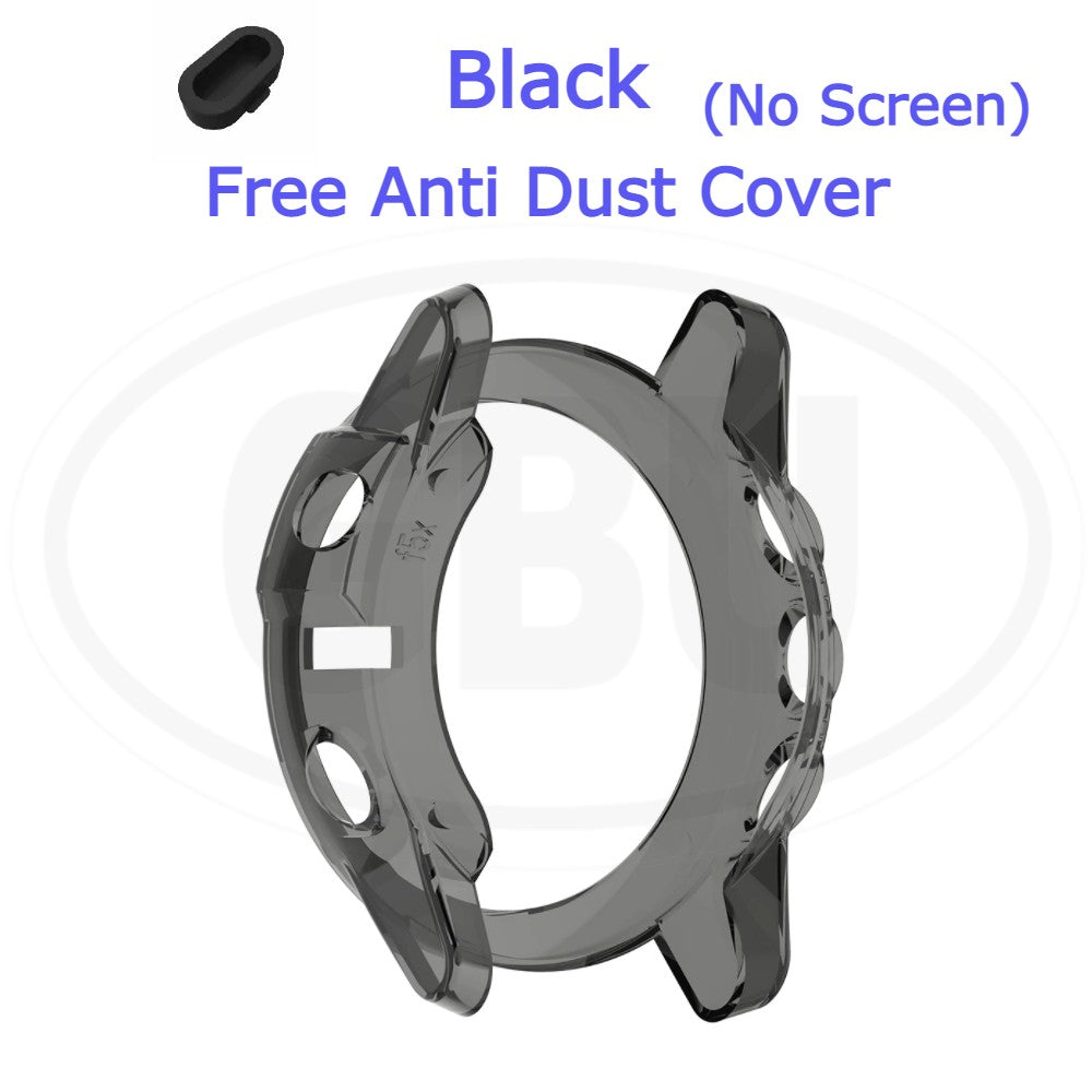 Compatible with Garmin Fenix 5X 5S 5 TPU Half Cover Protector Case - No Screen (NOT ORIGINAL)