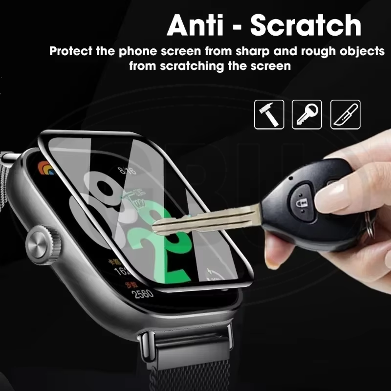 [2pcs] Xiaomi Redmi Watch 4 / Redmi 4 3D Full Cover Screen Protector - Full Screen