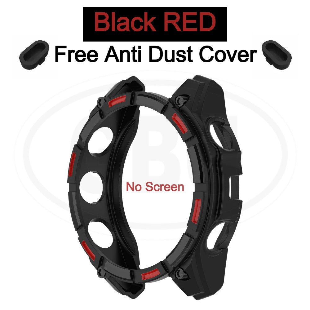 Garmin Fenix E / Fenix 8 Amoled / Fenix 8 Solar / Fenix 8 PU Half Cover Protector Case - No Screen  Anti Dust Cover
