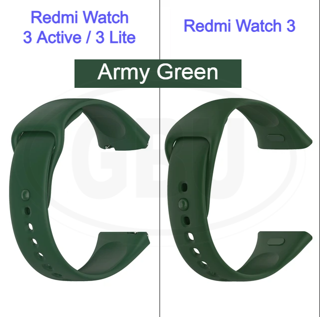 Xiaomi Redmi Watch 3 Active /  Redmi Watch 3 Smart Watch Soft Silicone Replacement Strap Band
