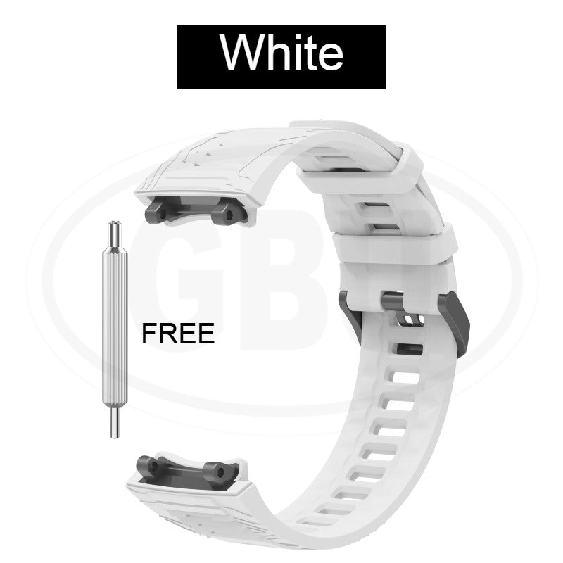 Compatible with Amazfit T Rex 3 / T-Rex 3 Strap Soft Silicone Strap Band (NOT ORIGINAL)