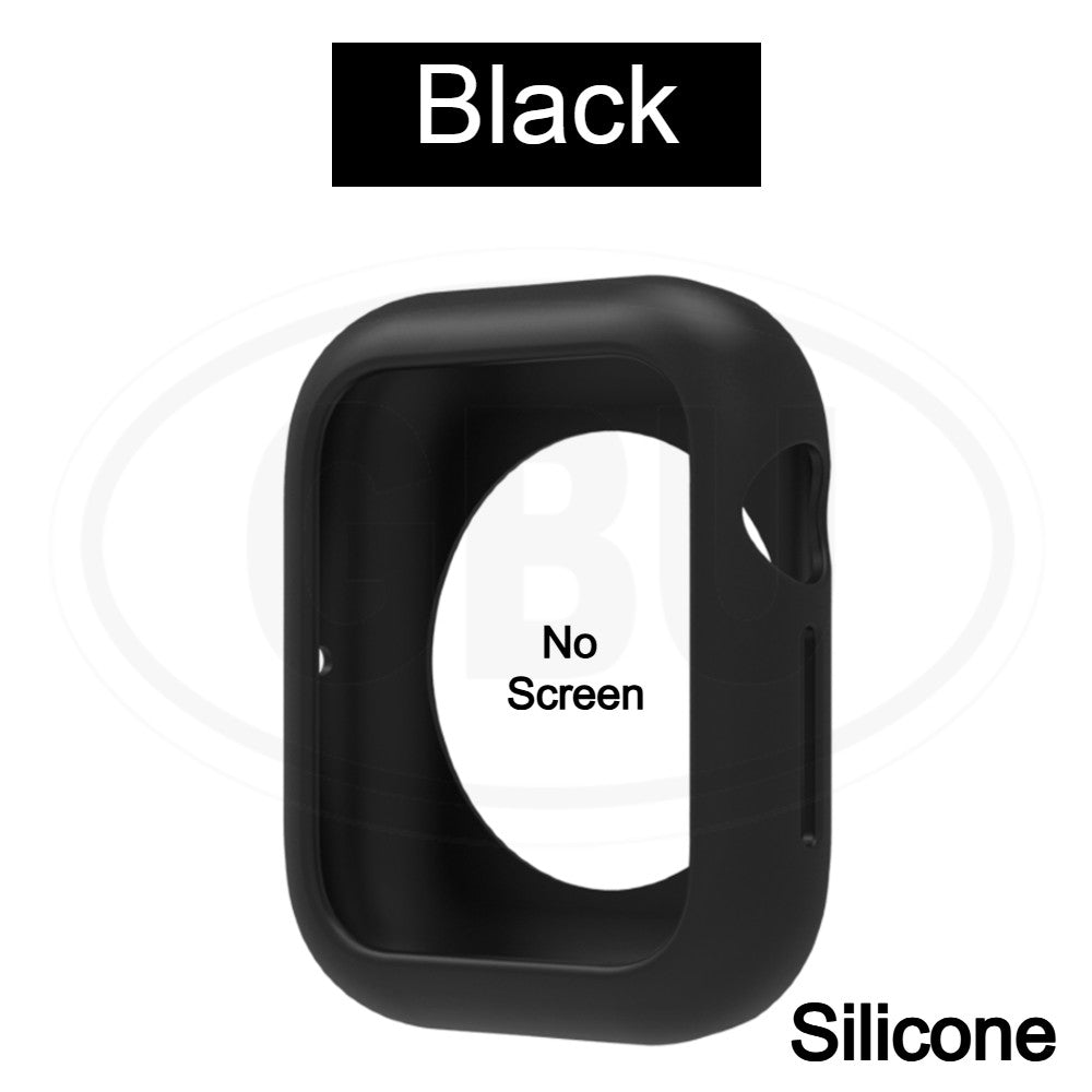 Honor Watch 5 Silicone and Full Cover Case with Tempered Glass Protector Screen - 2-in-1 TPU Cover