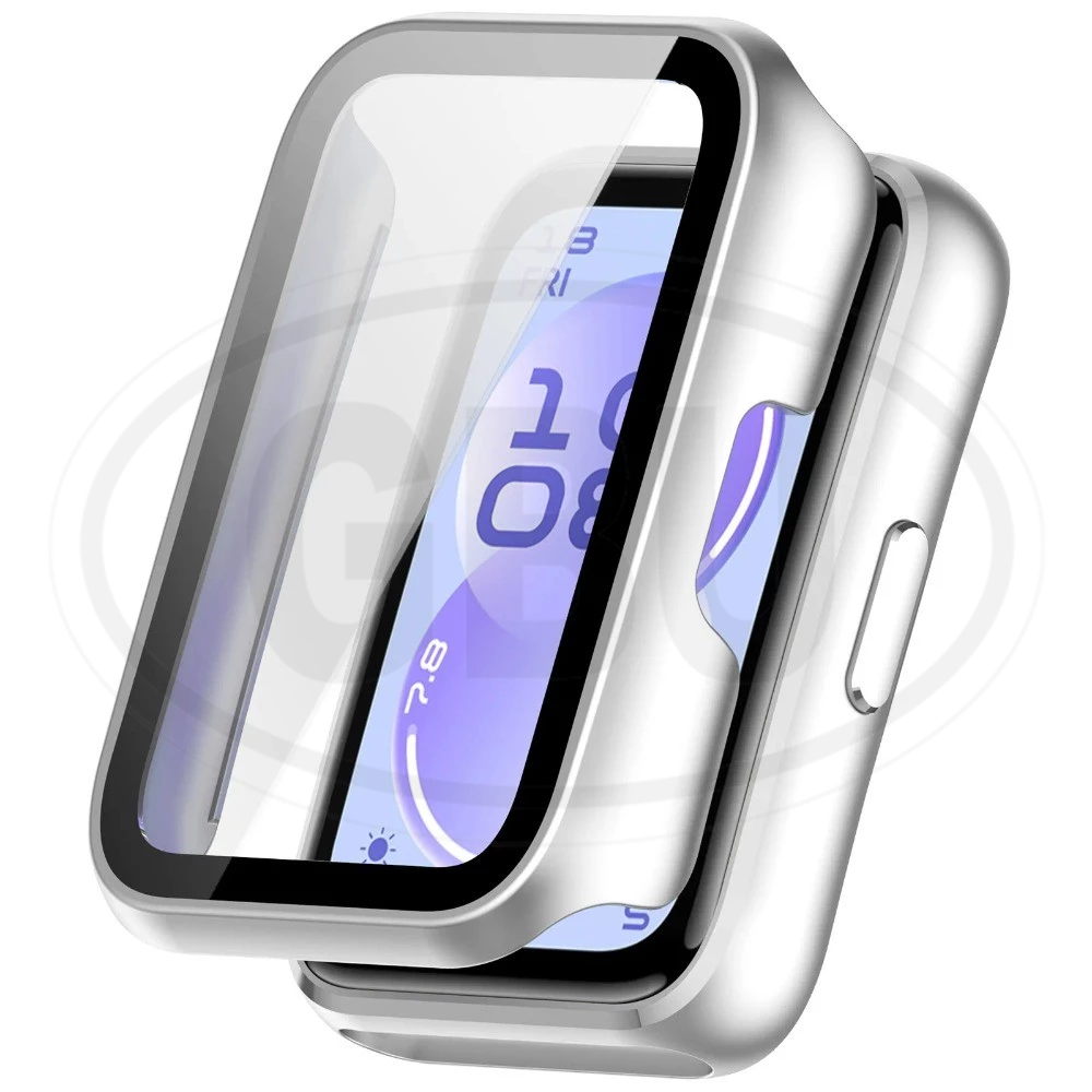 Huawei Band 11 / Huawei Band 11 Pro Sarung Full Built-in Tempered Glass / Sarung Half Silikon - No Screen Cover