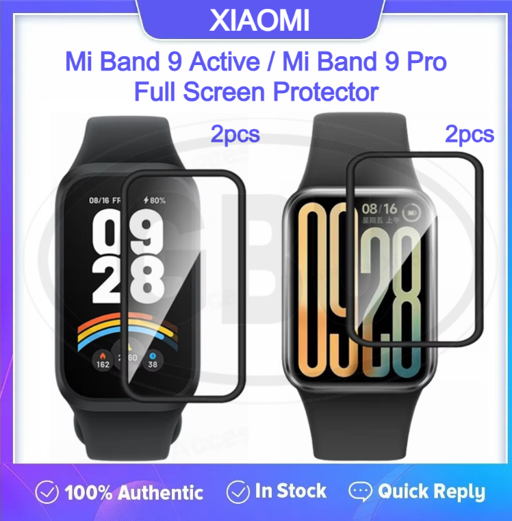 Xiaomi Smart Band 9 Active / Xiaomi Smart Band 9 Pro / Mi Band 9 Pro / 9 Active Full Cover 3D Screen Protector