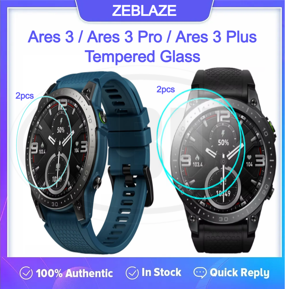 [2pcs] Zeblaze Ares 3 / Ares 3 Pro / Ares 3 Plus Screen Protector HD Tempered Glass