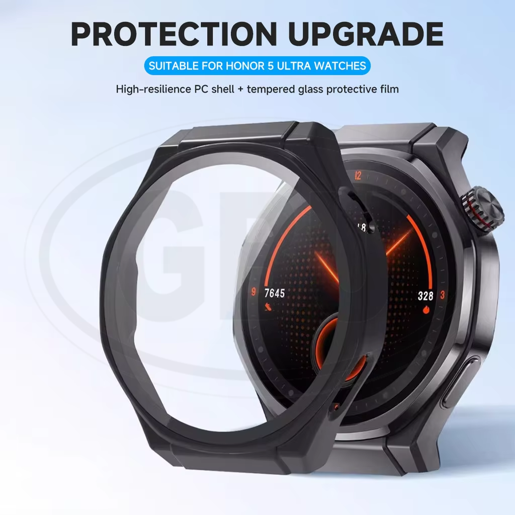Honor Watch 5 Ultra / Honor 5 Ultra Sarung Full Built-in Tempered Glass Cover