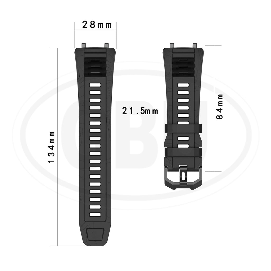 Compatible with Amazfit T Rex 3 / T-Rex 3 Strap Soft Silicone Strap Band (NOT ORIGINAL)