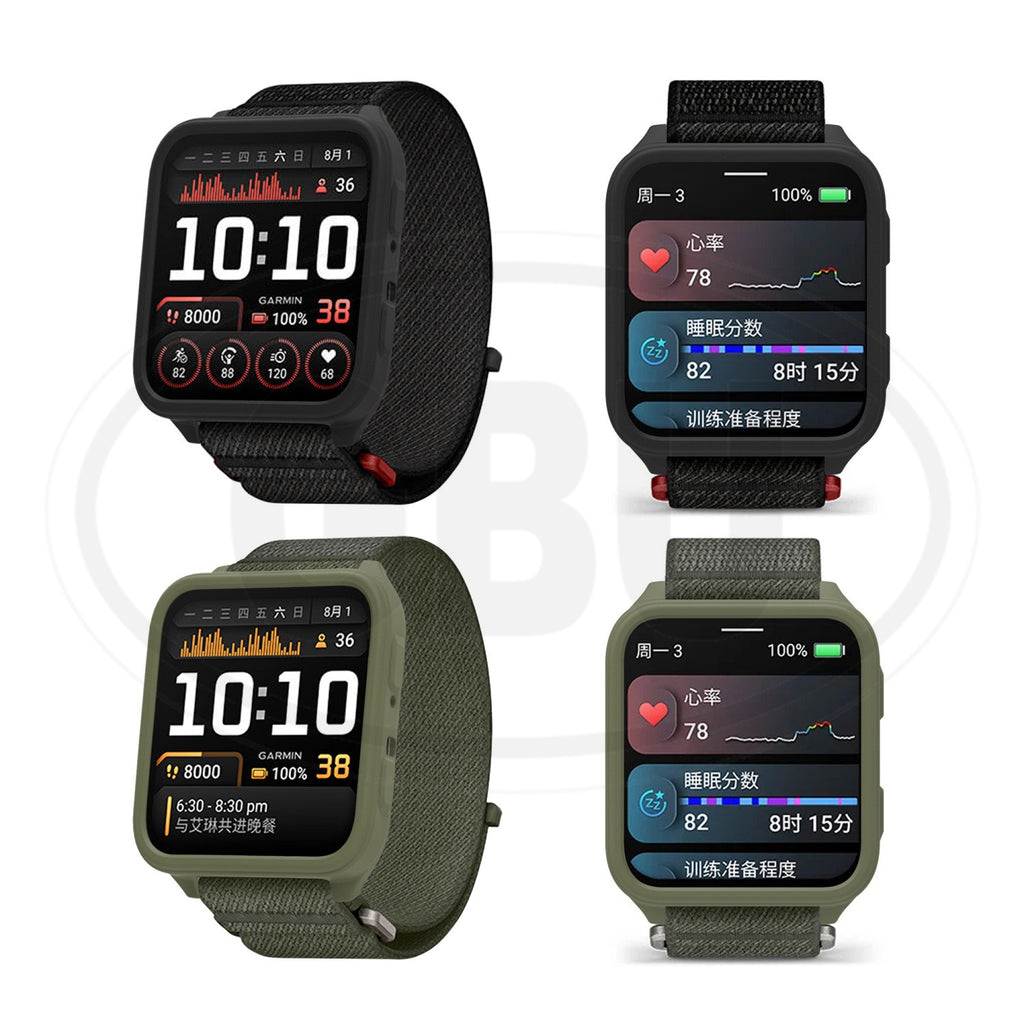 Garmin Venu X1 / Venu X1 Sarung Full Built-in Tempered Glass Cover / Sarung Half Silikon - No Screen