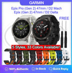 Garmin Epix (Gen 2) 47mm / Epix Pro (Gen 2) 47mm / D2 Delta / D2 Mach QuickFit Tali Watch - 22mm