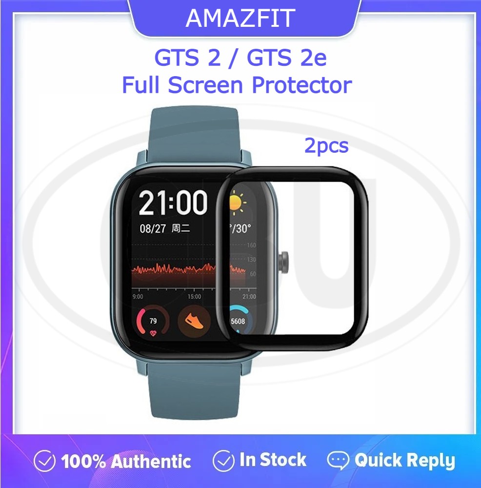 Amazfit GTS 2 / GTS 2E / GTS2 / GTS2e 3D Full Cover Screen Protector - Full Screen