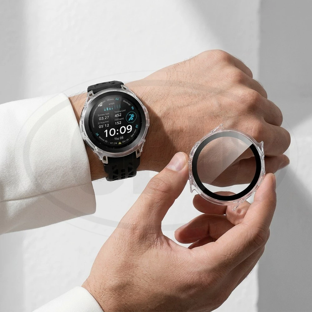 Amazfit Cheetah 2 Pro Sarung Full Built-in Tempered Glass Cover