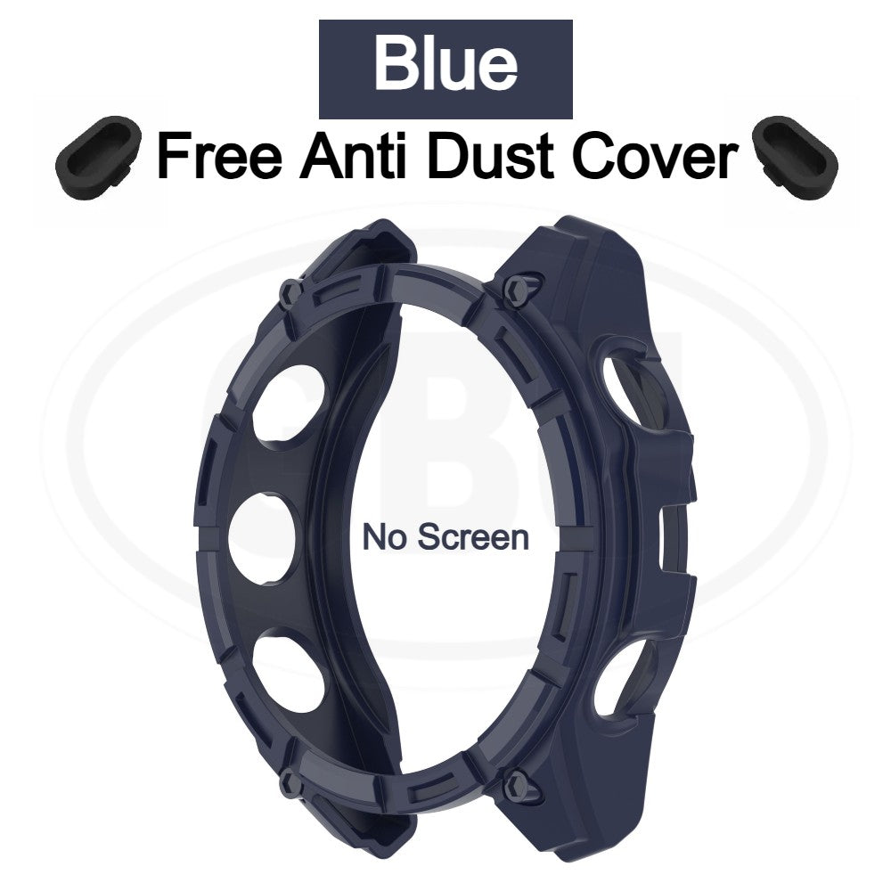Garmin Fenix E / Fenix 8 Amoled / Fenix 8 Solar / Fenix 8 PU Half Cover Protector Case - No Screen  Anti Dust Cover