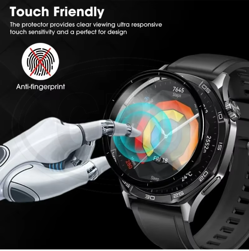 < 2pcs > Huawei Watch 5 42mm / Watch 5 46mm 3D Full Cover Screen Protector - Full Screen