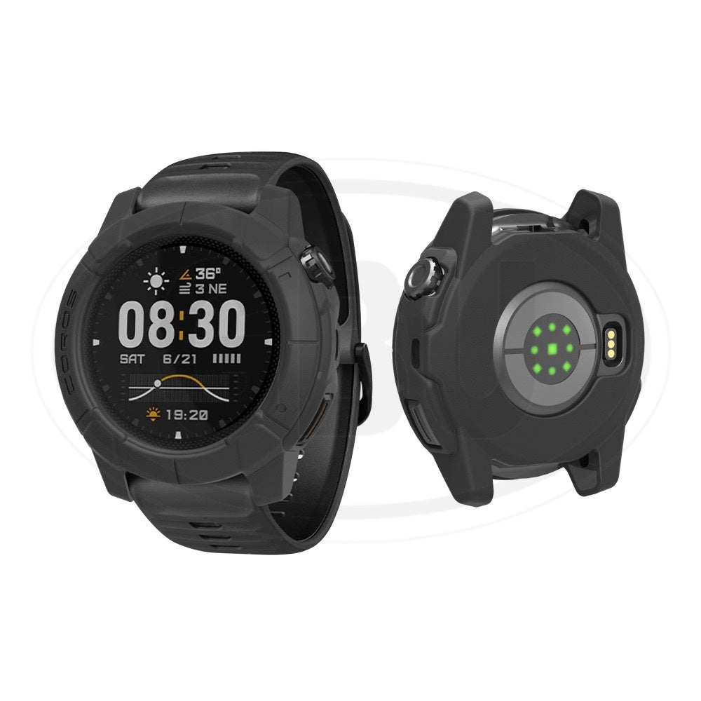 Coros Nomad Sarung Full Built-in Tempered Glass / Sarung Half Silikon - No Screen  PERCUMA Anti-Dust Cover
