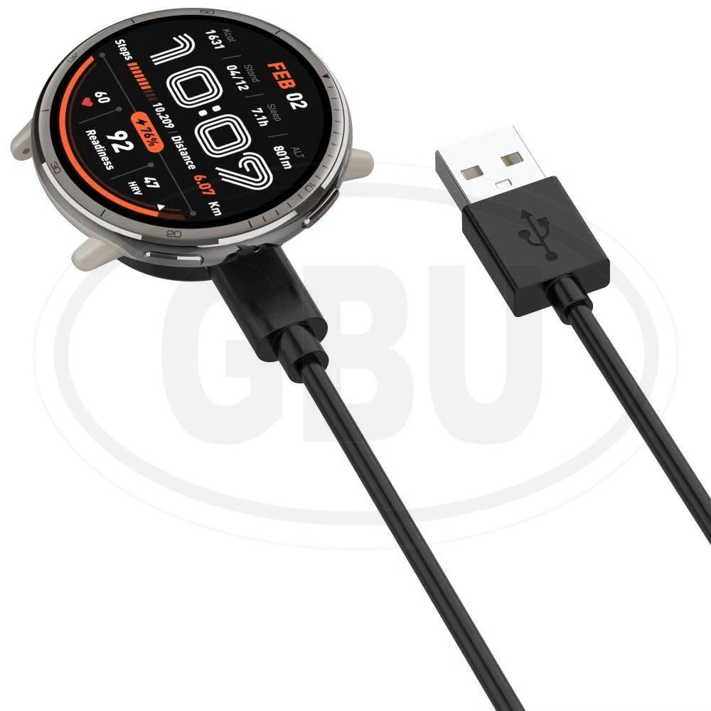 Amazfit Bip 6 / Active 2 / Active 2 Square Smart Watch USB Magnetic Charger Dock Cradle Cable (High Quality)