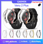 Garmin Venu 2 Plus Sarung Full TPU Built-in Screen Protector Cover  PERCUMA Anti-Dust Cover