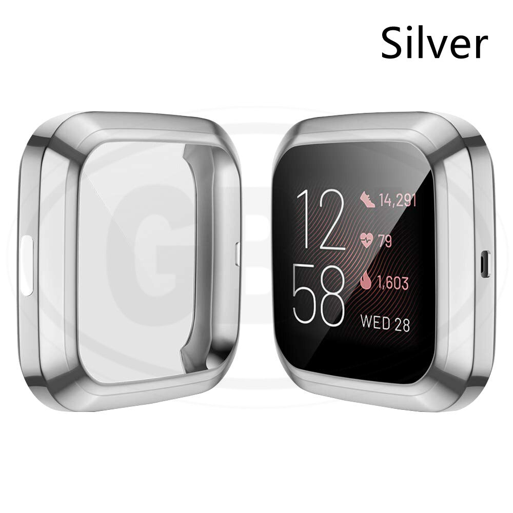 Compatible with Fitbit Versa TPU Full Cover Protector Case (NOT ORIGINAL)