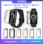 Compatible with Huawei Band 9 / Huawei Band 8 / Huawei Band 7 / Huawei Band 6 Sarung Full TPU Built-in Screen Protector Cover (NOT ORIGINAL)