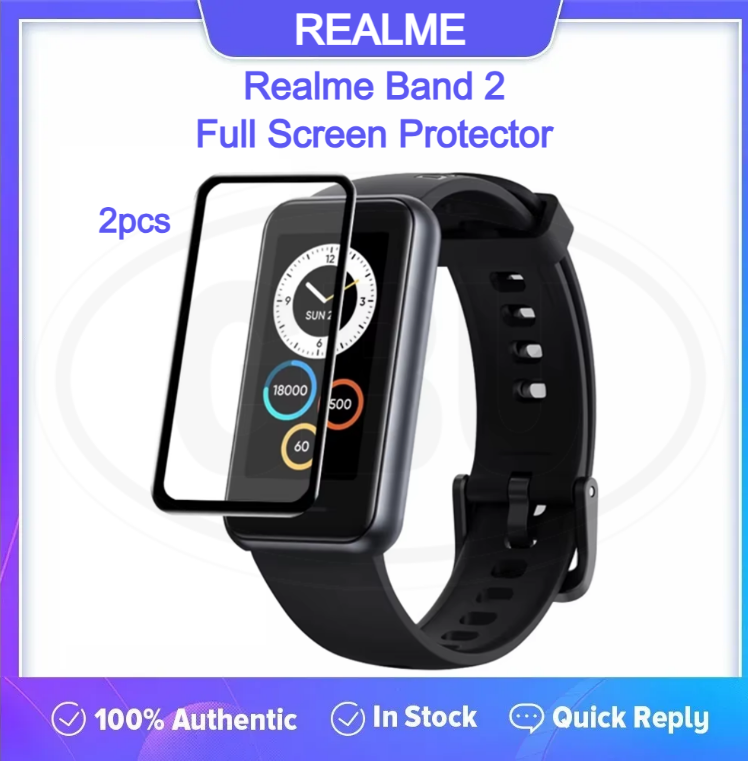 [2pcs] Realme Band 2 Full Cover 3D Screen Protector - Full Screen