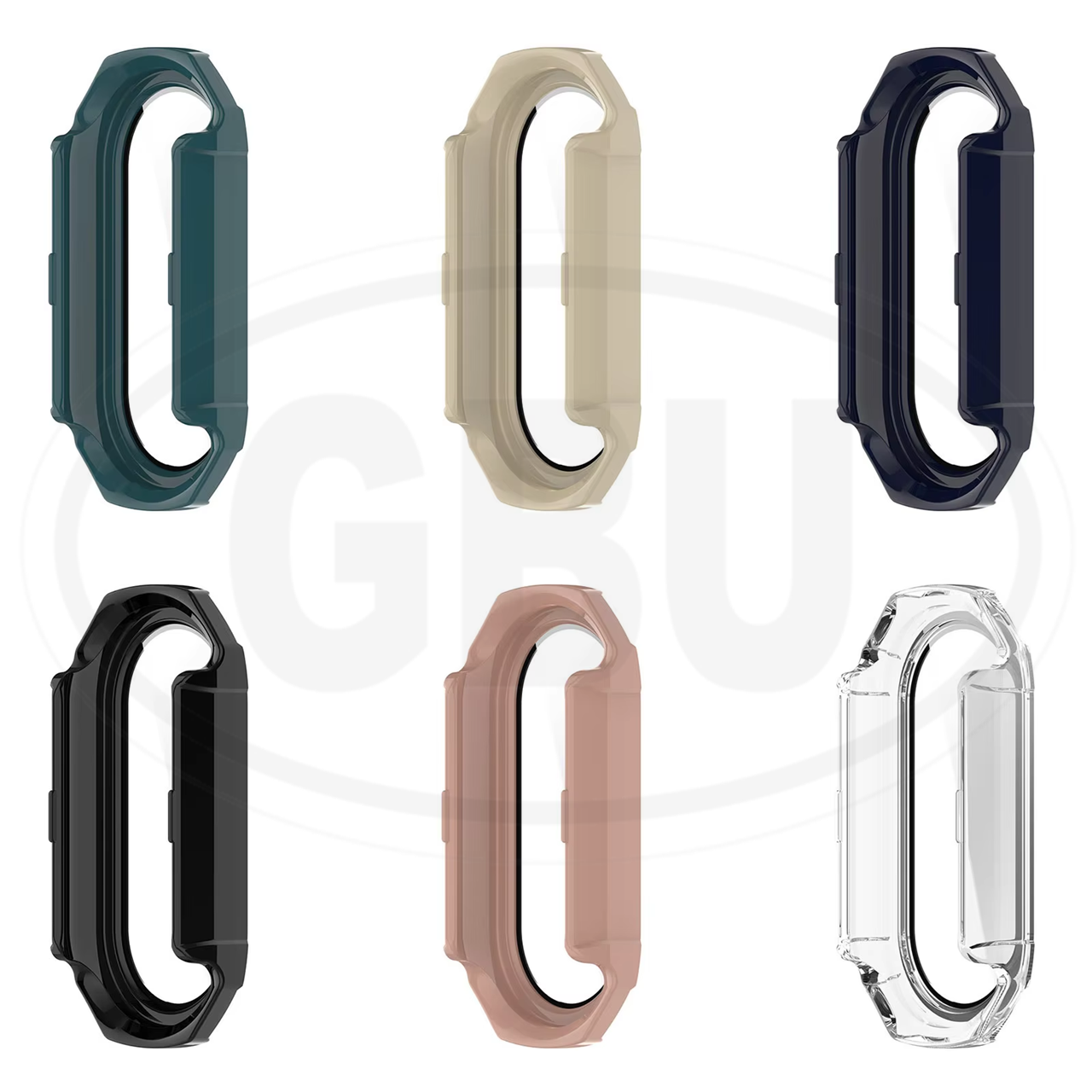 Xiaomi Smart Band 9 / Mi Band 9 Full Cover Case 2-in-1 with Tempered Glass Protector Screen