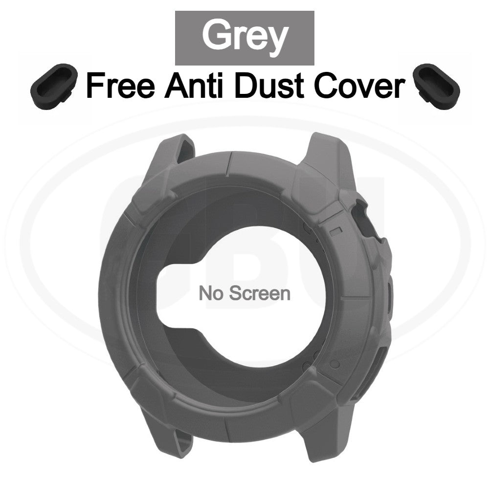 Coros Nomad Sarung Full Built-in Tempered Glass / Sarung Half Silikon - No Screen  PERCUMA Anti-Dust Cover