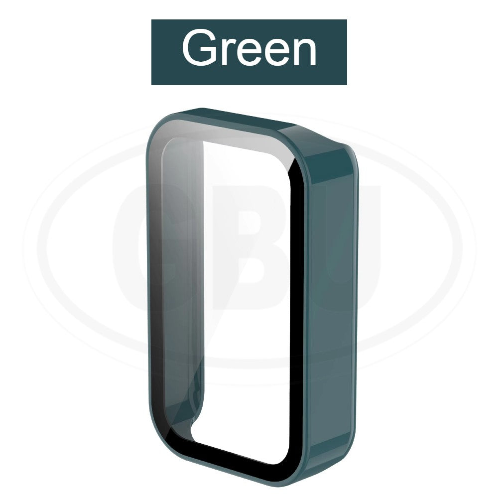 Redmi Smart Band Pro / Redmi Band Pro Full Cover Case with Tempered Glass Protector Screen - 2-in-1 Cover