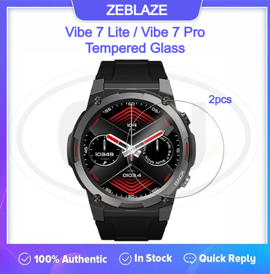 [2pcs] Zeblaze Vibe 7 Lite / Vibe 7 Pro Screen Protector HD Tempered Glass