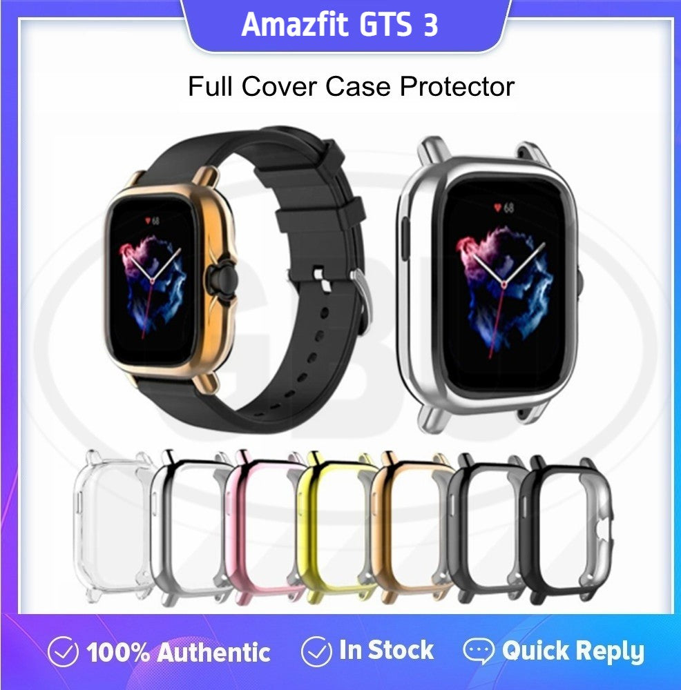 Compatible with Amazfit GTS 3 / GTS3 TPU Full Cover Protector Case (NOT ORIGINAL)