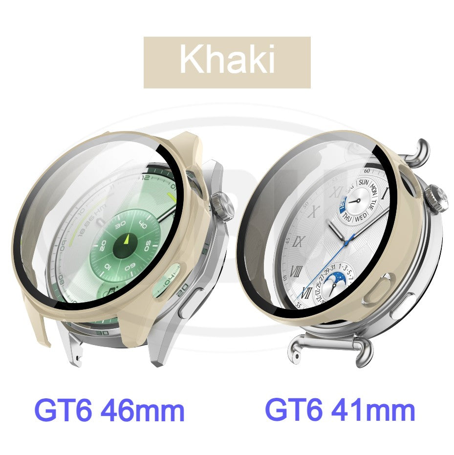 Huawei GT6 46mm / GT6 41mm Sarung Full TPU Built-in Screen Protector Cover / Sarung Half Silikon - No Screen