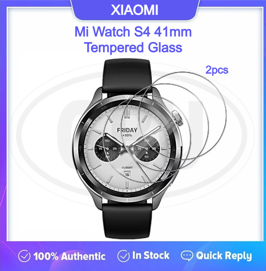 [2pcs] Xiaomi Watch S4 41mm Screen Protector HD Tempered Glass