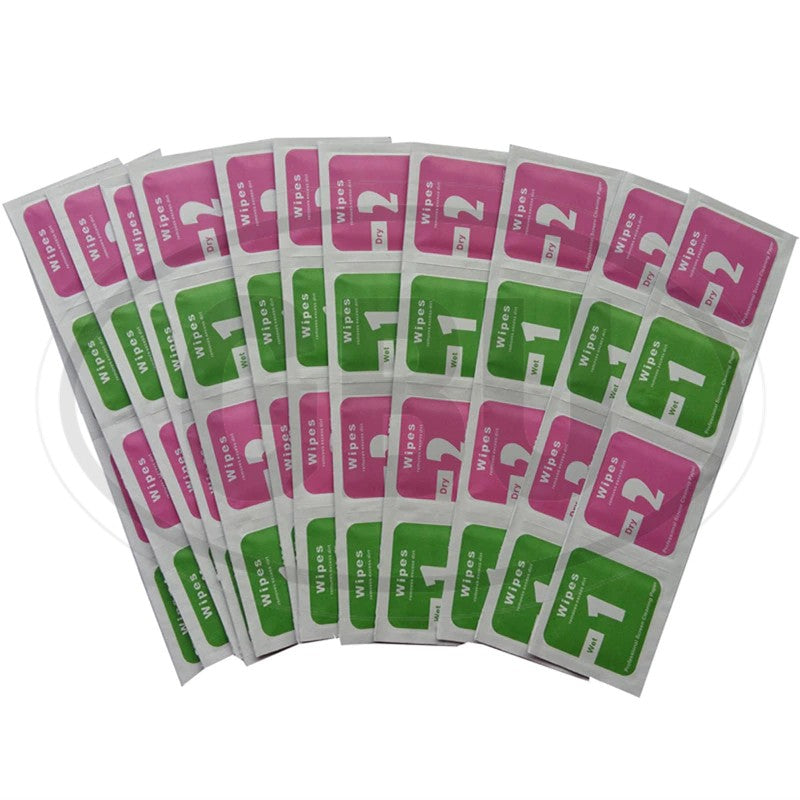 Wet Dry Cleaning Wipes / Dust Removal Alcohol Wipes for Tempered Glass Phone Watch Tablet Camera LCD Screens Clean Tools