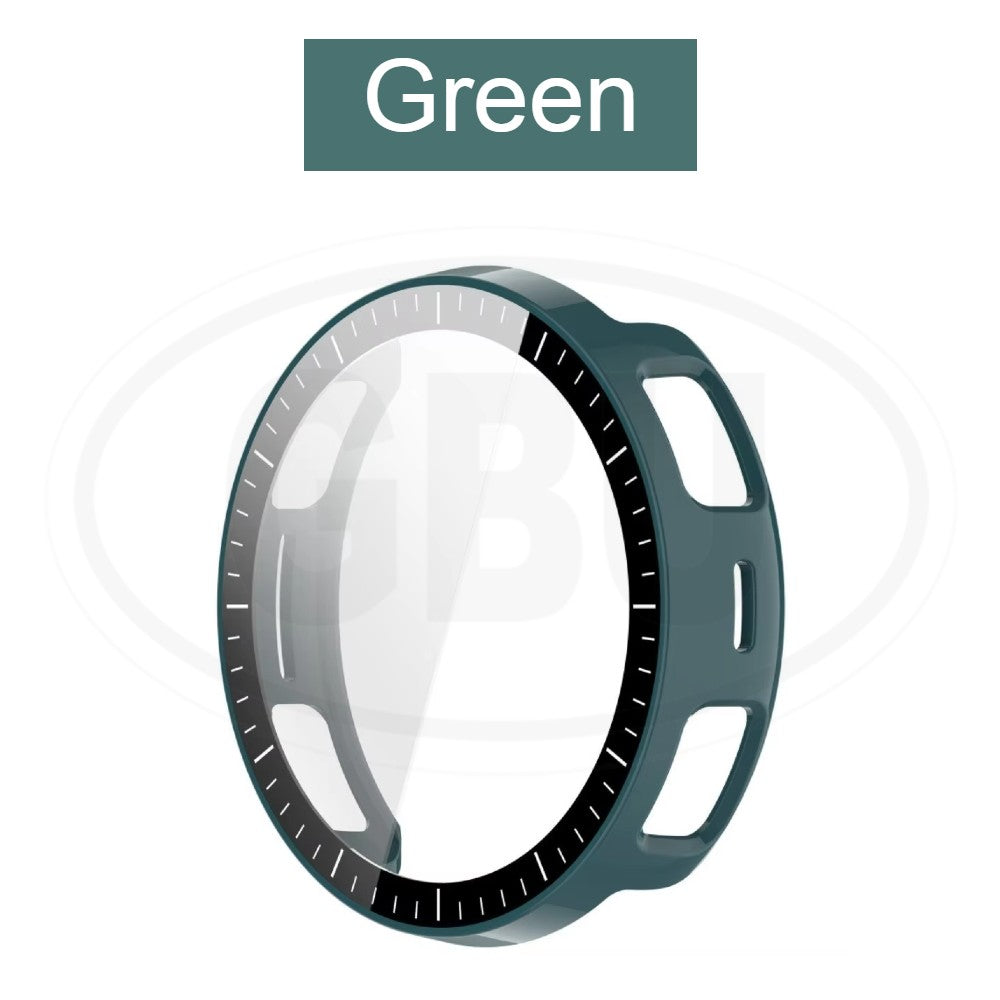 Amazfit Active 3 Premium Sarung Full Built-in Tempered Glass Cover / Sarung Half Silikon - No Screen