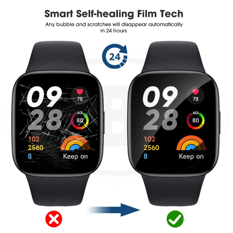 [2pcs] Xiaomi Redmi Watch 3 / Redmi Watch 3 Active Hydrogel Watch Screen Protector