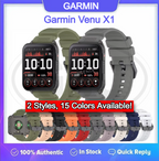Garmin Venu X1 / Venu X1 Smartwatch Tali Silikon Lembut / Watch Strap - 24mm (High Quality)