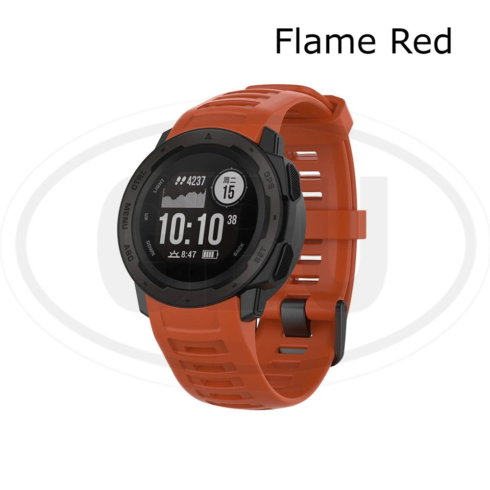 Garmin Instinct / Instinct Tactical / Instinct Solar / Instinct Esports Soft Silicone Strap Band - 22mm