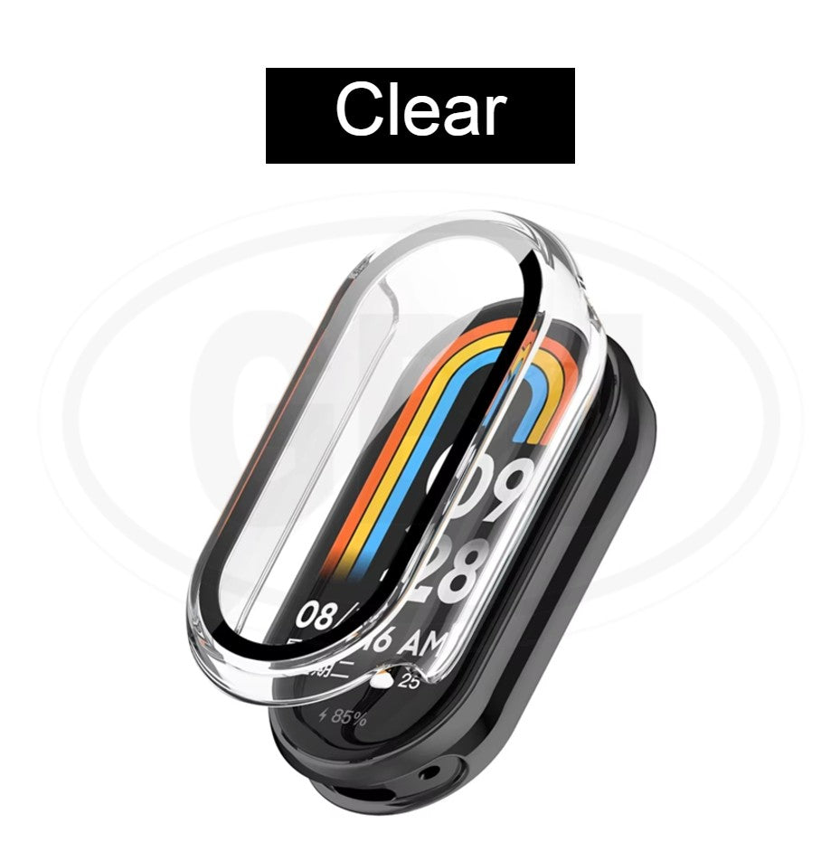 Xiaomi Smart Band 9 / Mi Band 9 Full Cover Case 2-in-1 with Tempered Glass Protector Screen