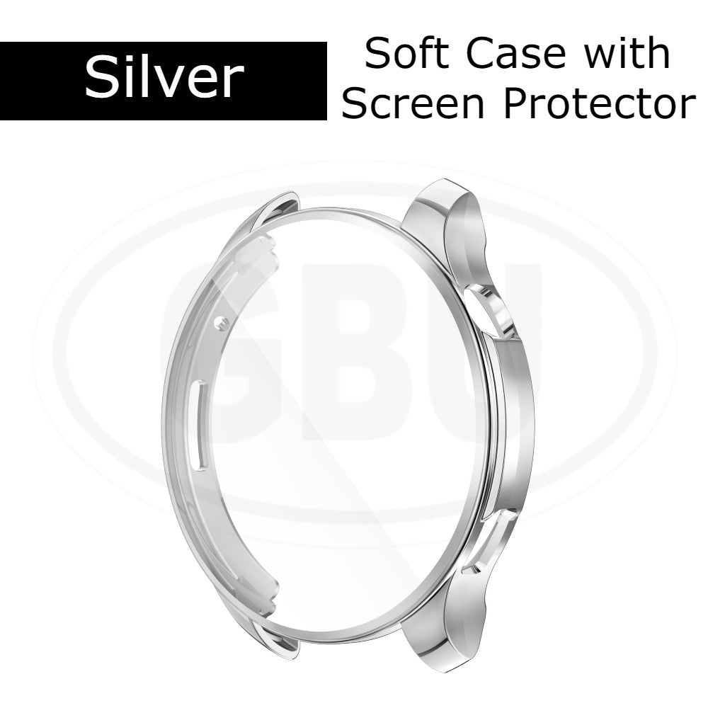 Amazfit GTR 4 / GTR4 2-in-1 Full Cover Case with Tempered Glass Protector Screen