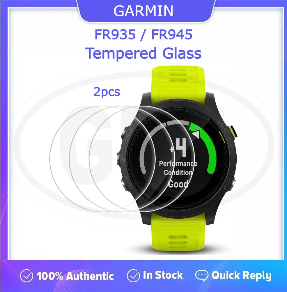 [2pcs] Garmin Forerunner 935 / 945 / FR 935 / FR 945 Screen Protector HD Tempered Glass