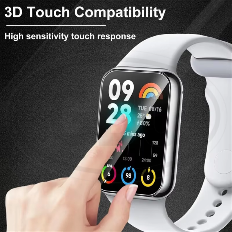 [2pcs] Xiaomi Smart Band 8 Pro / Mi Band 8 Pro / Band 8 Pro 3D Full Cover Screen Protector - Full Screen